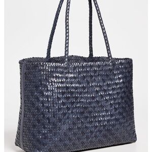 IN SEARCH OF Madewell Navy Woven Tote